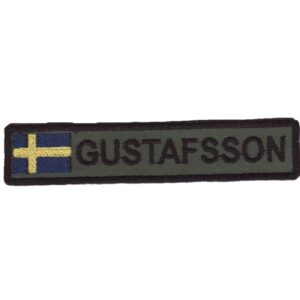 Namnband med flagga - 5 pack